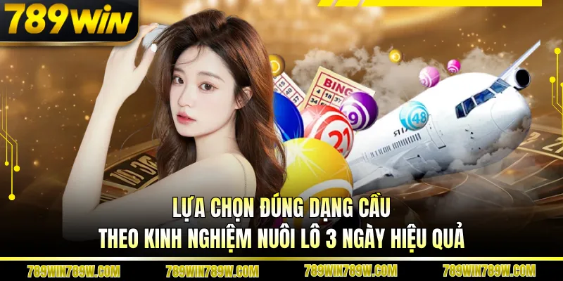 Lựa chọn đúng dạng cầu theo kinh nghiệm nuôi lô 3 ngày hiệu quả